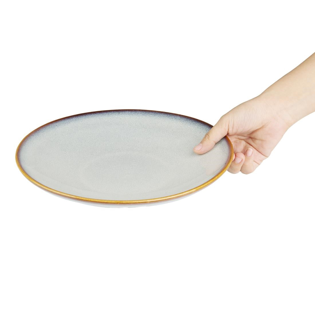 Olympia Drift Plain Coupe Low Bowls 260mm (4 Pack)