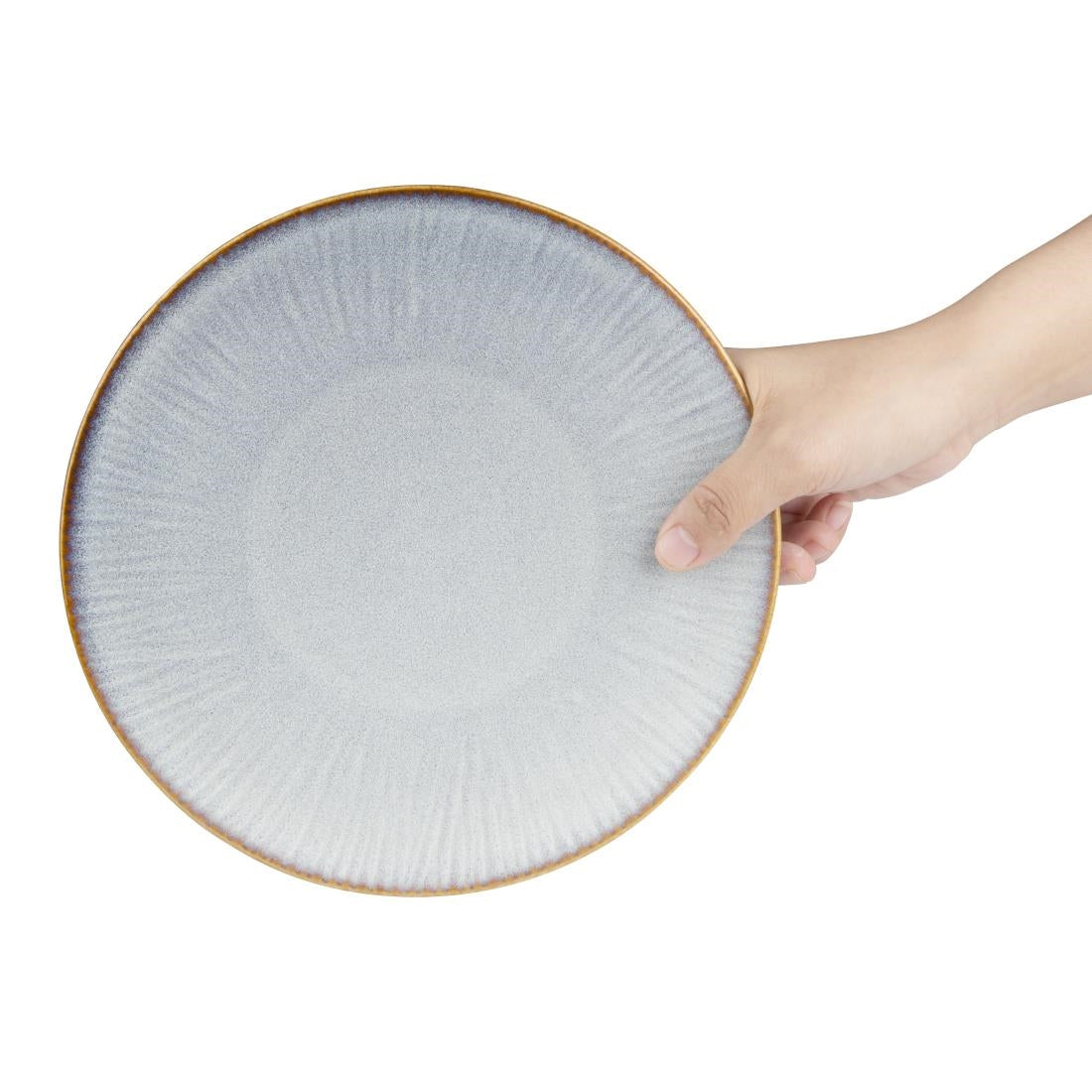 Olympia Drift Embossed Coupe Plates 220mm (6 Pack)