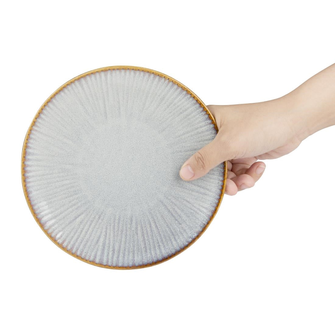 Olympia Drift Embossed Coupe Plates 180mm (6 Pack)