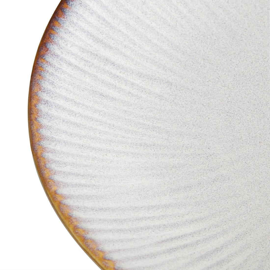 Olympia Drift Embossed Coupe Low Bowls 260mm (4 Pack)