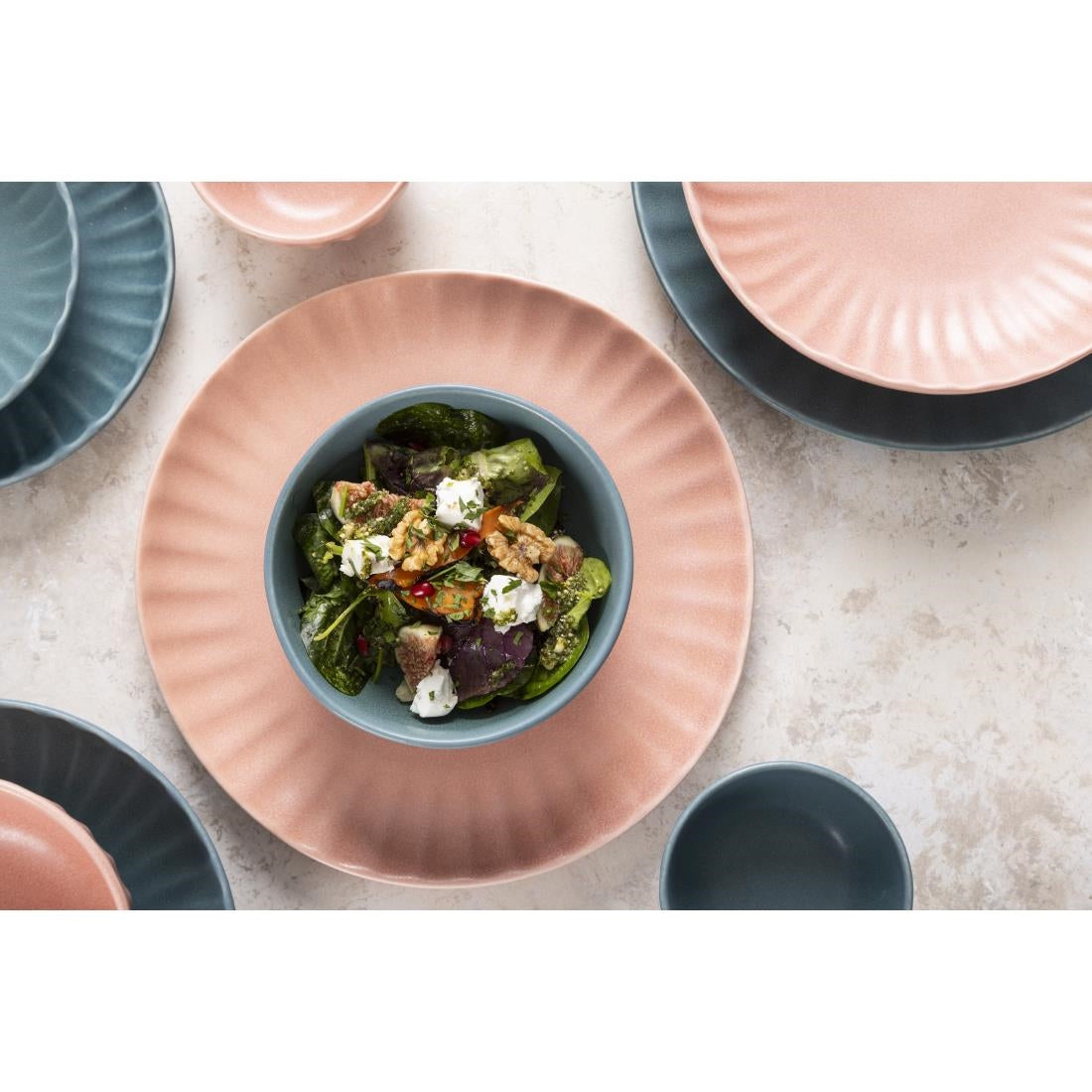 Olympia Corallite Plates Peach 280mm (6 Pack)