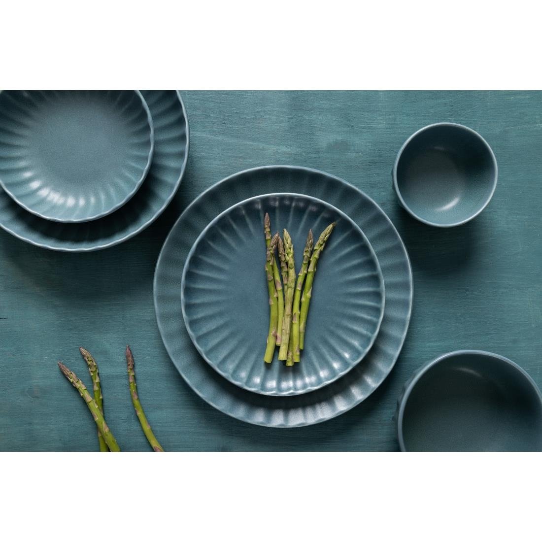 Olympia Corallite Plates Green 280mm (6 Pack)