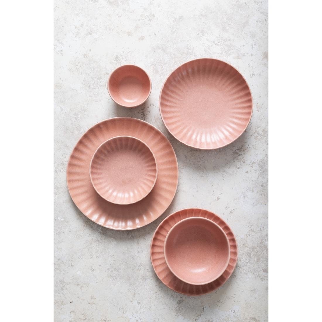 Olympia Corallite Plates Peach 280mm (6 Pack)