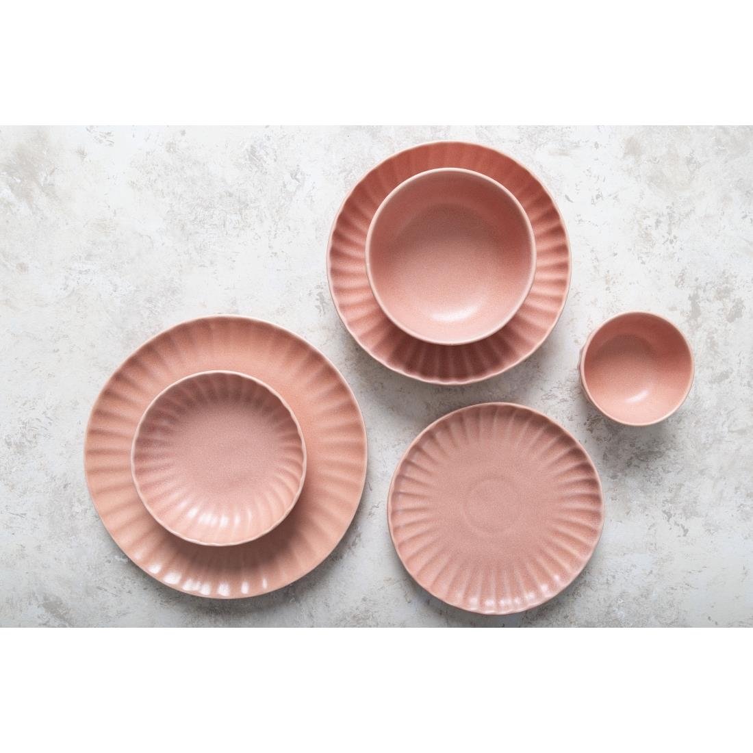 Olympia Corallite Plates Peach 280mm (6 Pack)