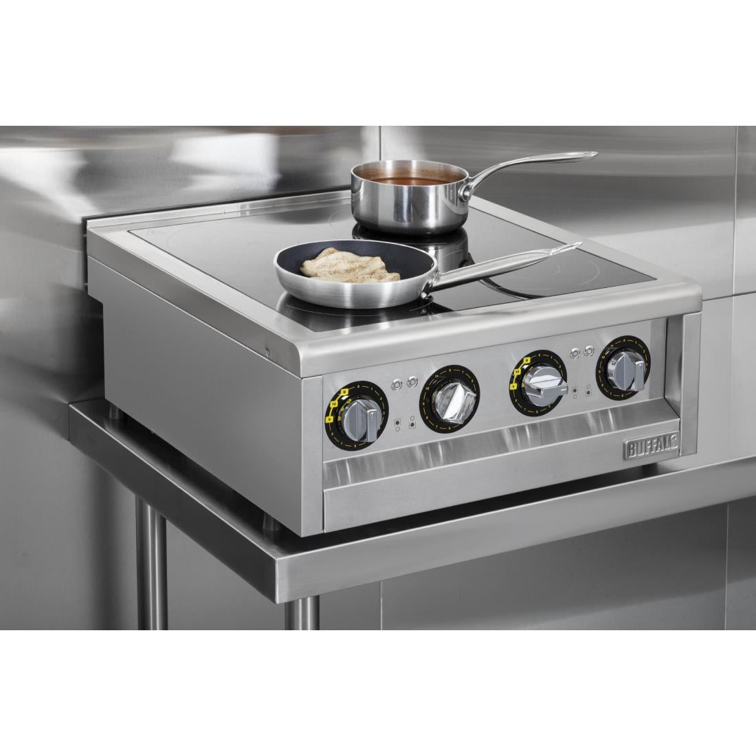 Buffalo 600 Series 4 Zone Induction Hob 2 x 3kW