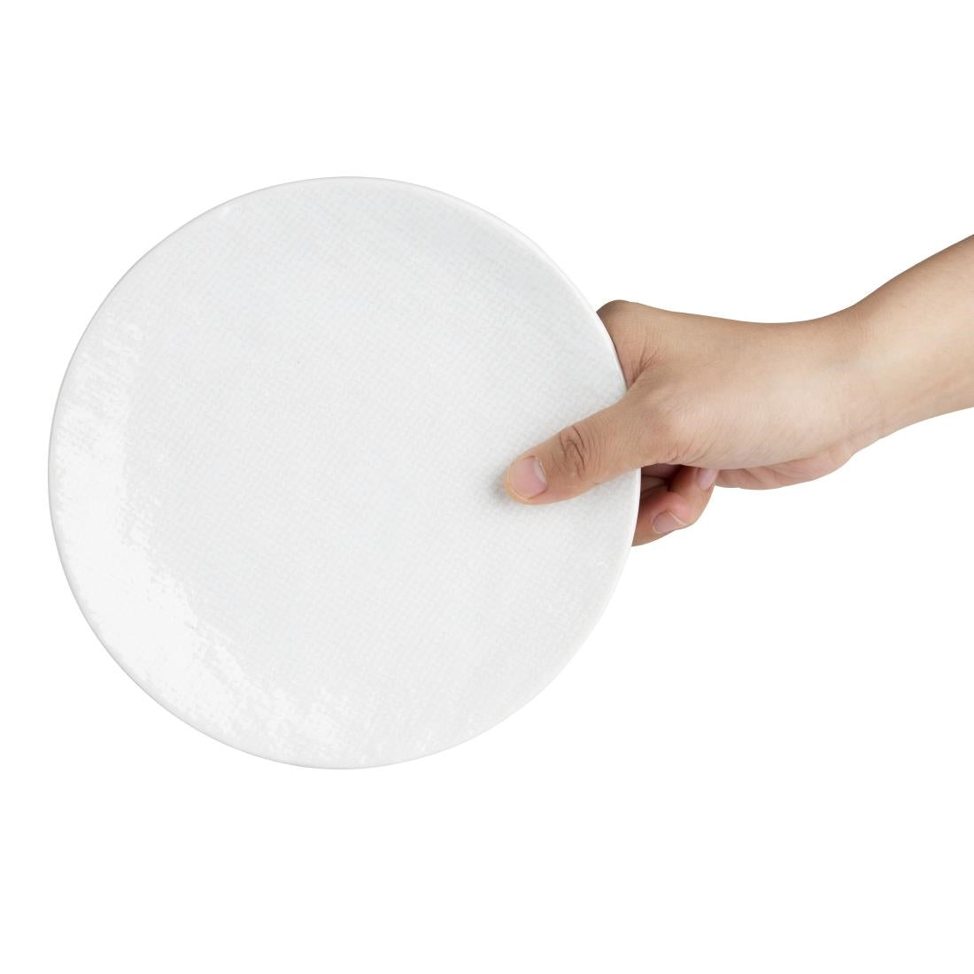 Olympia Denim Coupe Plates White 180mm (6 Pack)