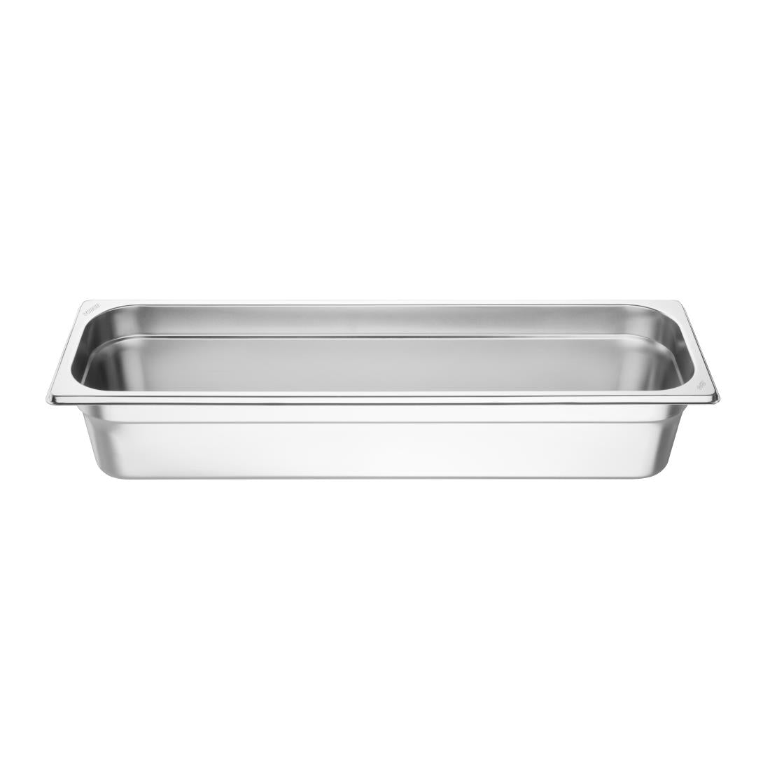Vogue Stainless Steel 2/4 Gastronorm Tray 100mm