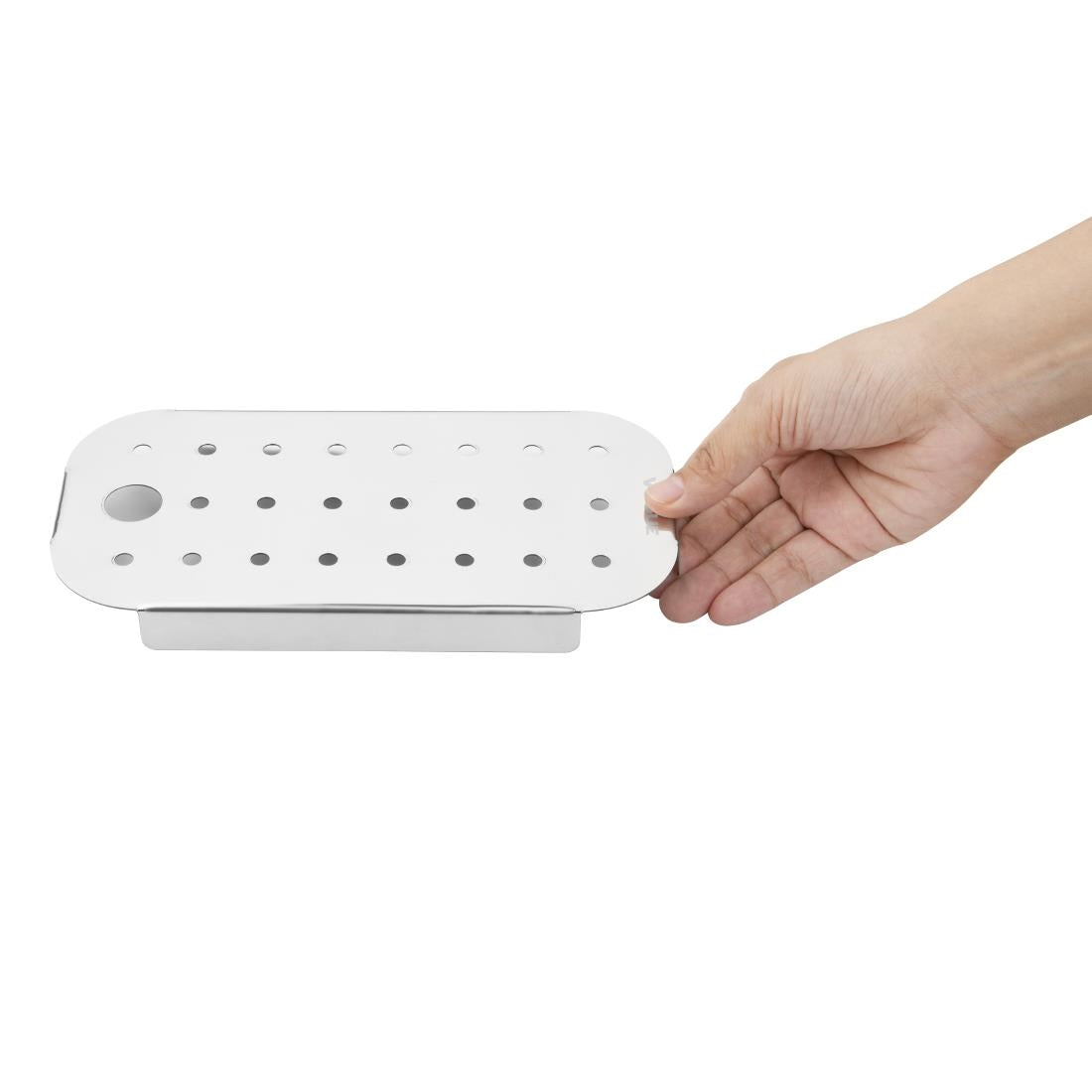 Vogue Stainless Steel GN Drainer Tray for GN 1/4