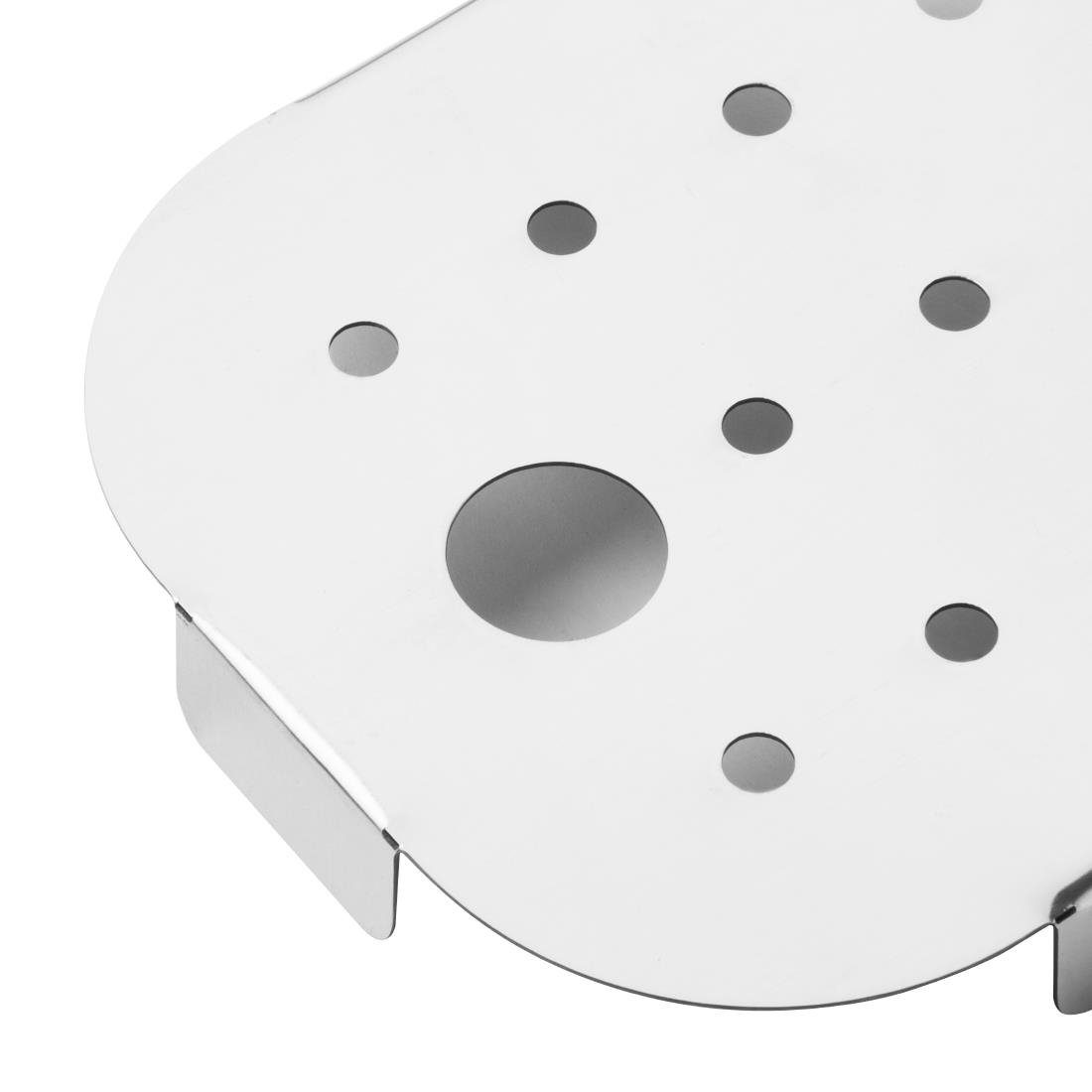 Vogue Stainless Steel GN Drainer Tray for GN 1/6