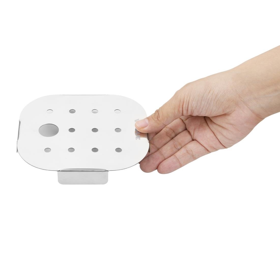 Vogue Stainless Steel GN Drainer Tray for GN 1/6