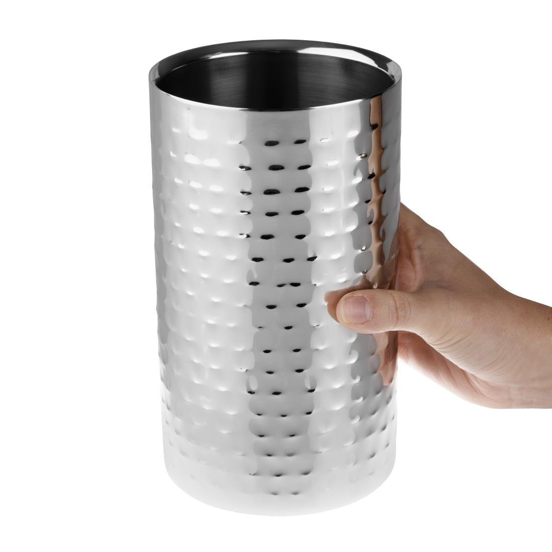 Olympia Hammered Double Wall Wine Cooler