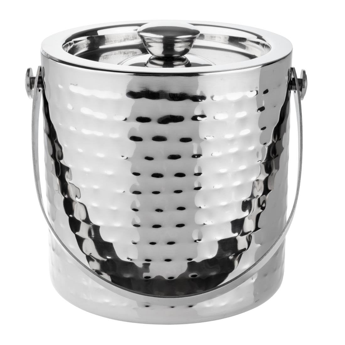 Olympia Hammered Double Wall Ice Bucket 1550ml