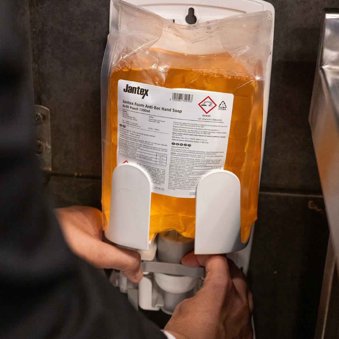 Jantex Foam Anti-Bacterial Hand Soap Refill Pouch 1300ml