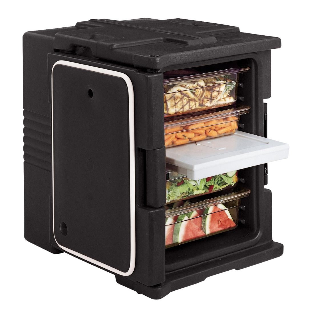 Cambro Insulated Front Load Camcart Black 4x 1/1GN