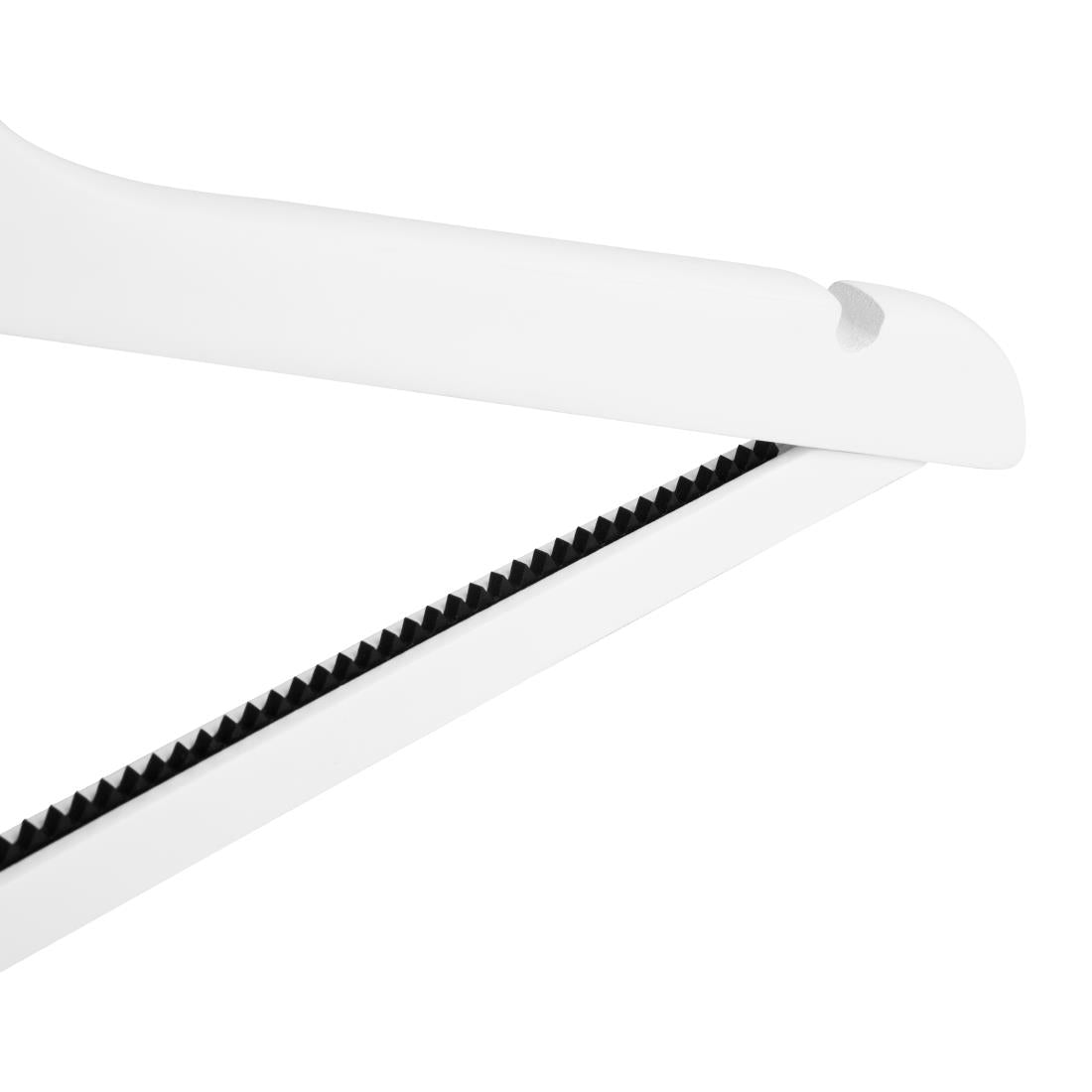 Bolero White Wooden Hangers (10 Pack)