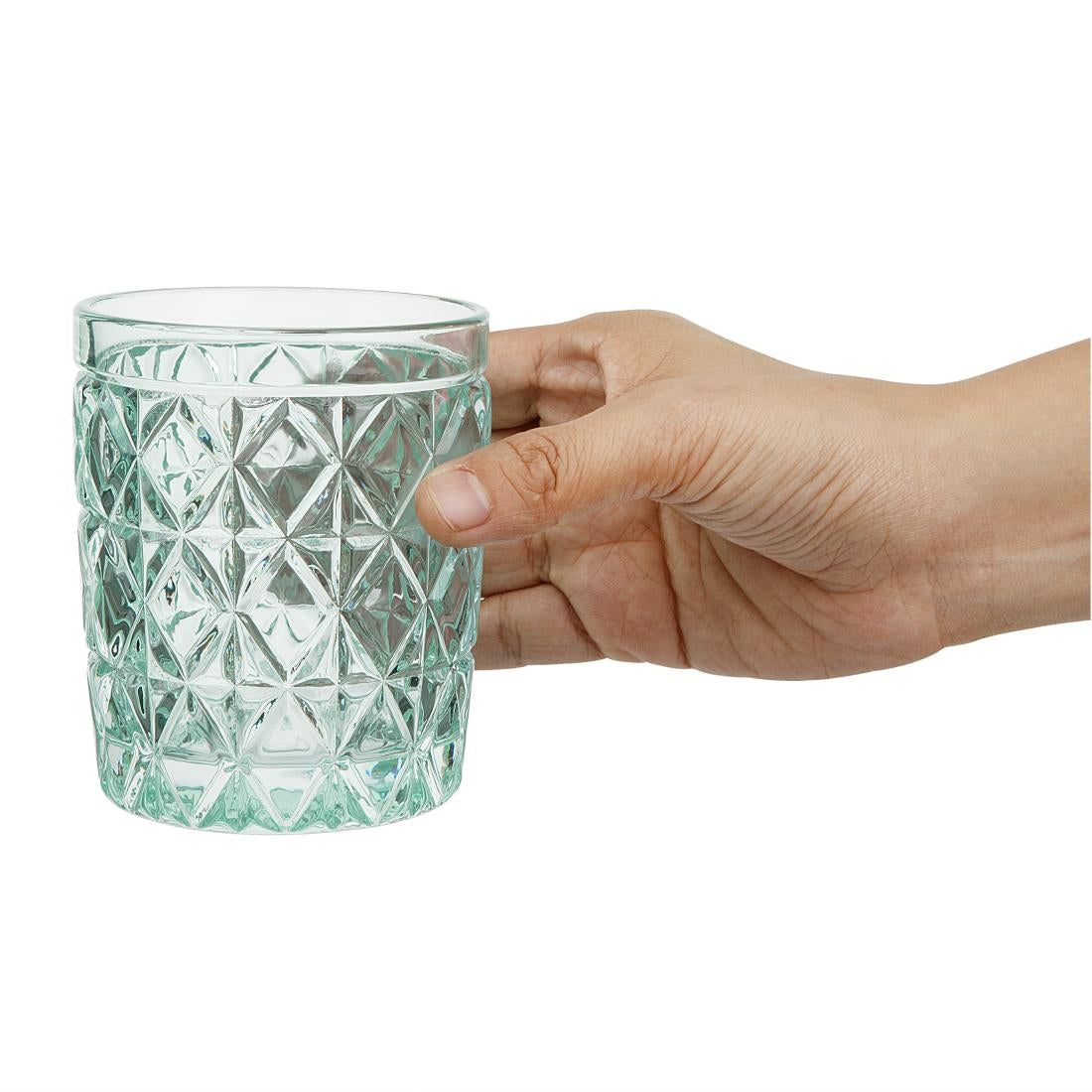 Olympia Havana Tumblers Green 300ml (6 Pack)