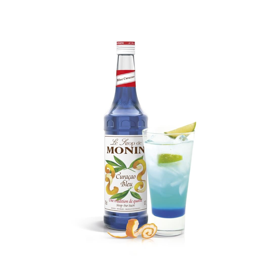 Monin Premium Blue Curacao Syrup 700ml