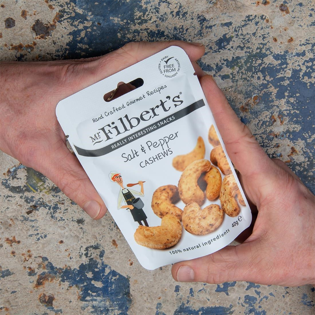 Mr Filbert's Salt & Pepper Cashews 40g (20 Pack)