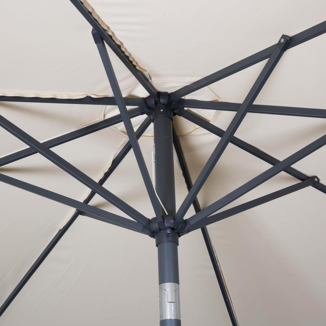 Bolero Seville Round Parasol 3m Diameter Cream