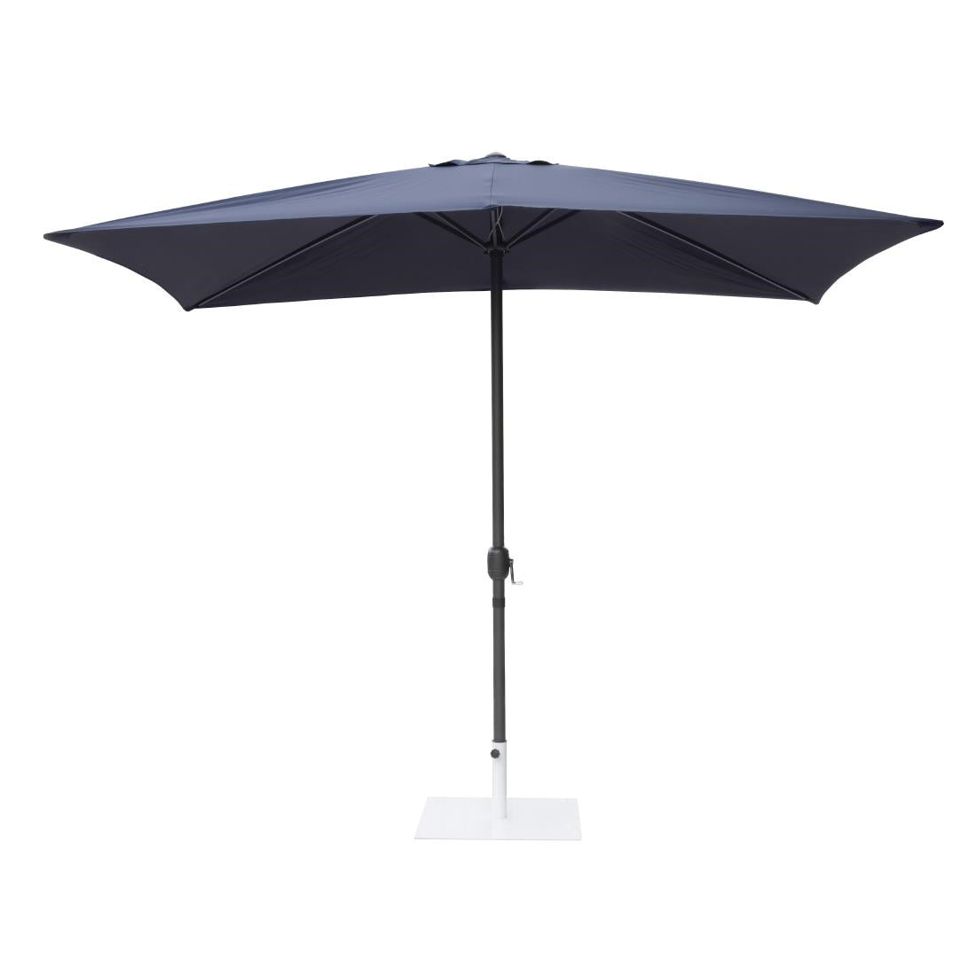 Bolero Seville Rectangular Parasol 2x3m Navy Blue