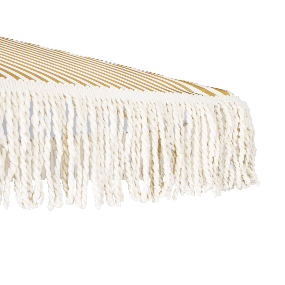 Bolero Sicily Round Striped Parasol 2.5m Diameter