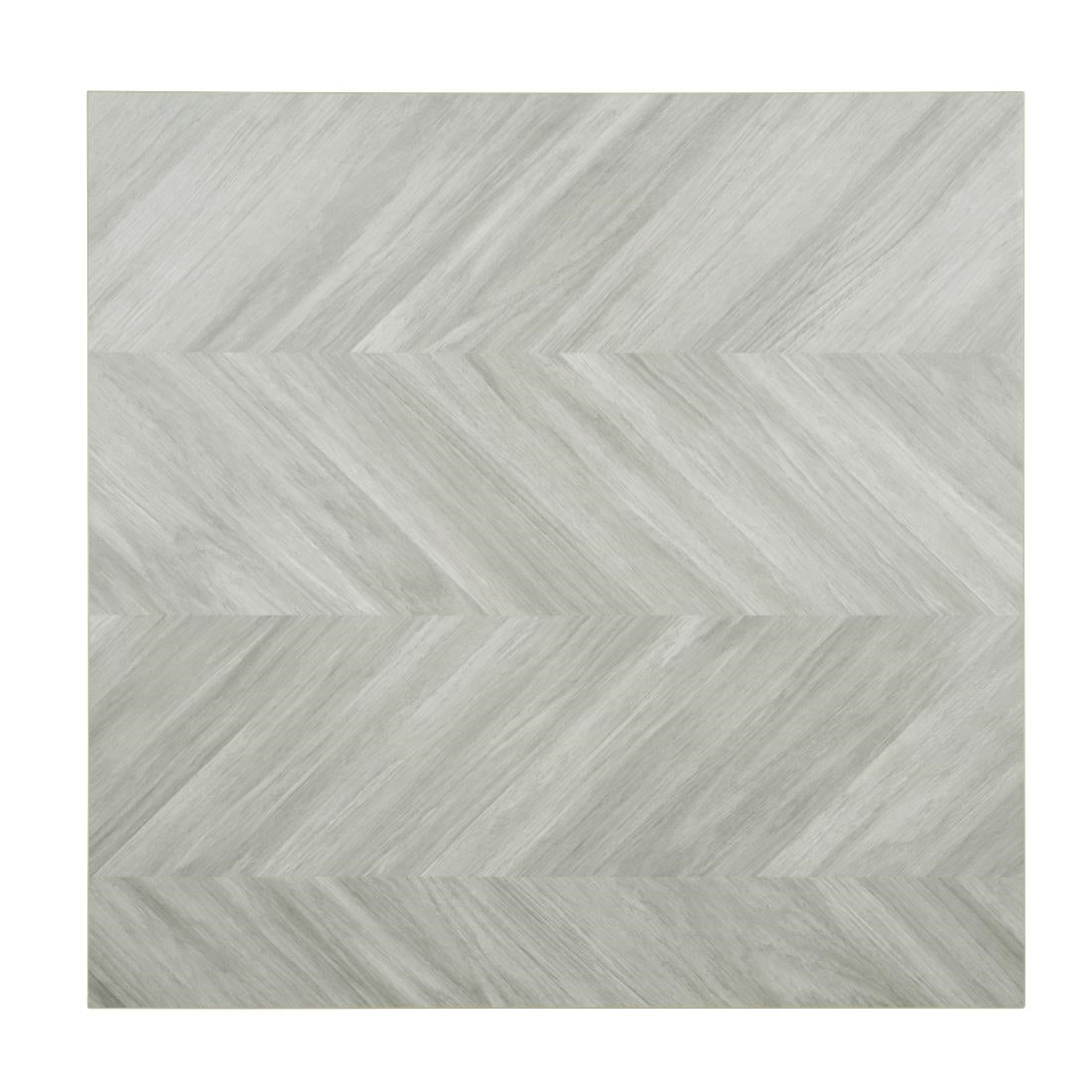 Bolero Pre-Drilled Table Top Chevron Design 700mm