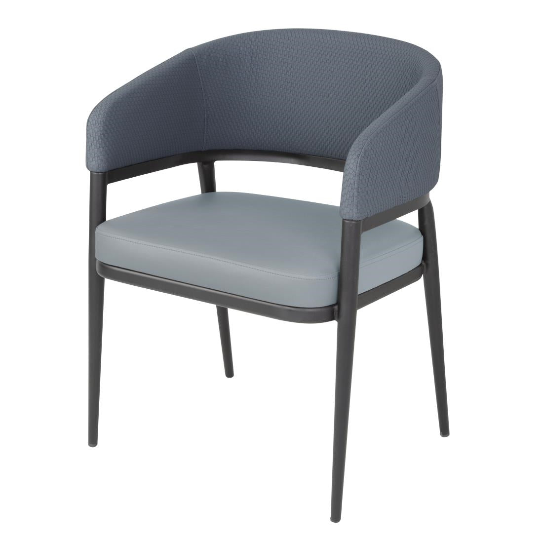 Bolero Meridian Interior Chairs - Stone Blue (2 Pack)