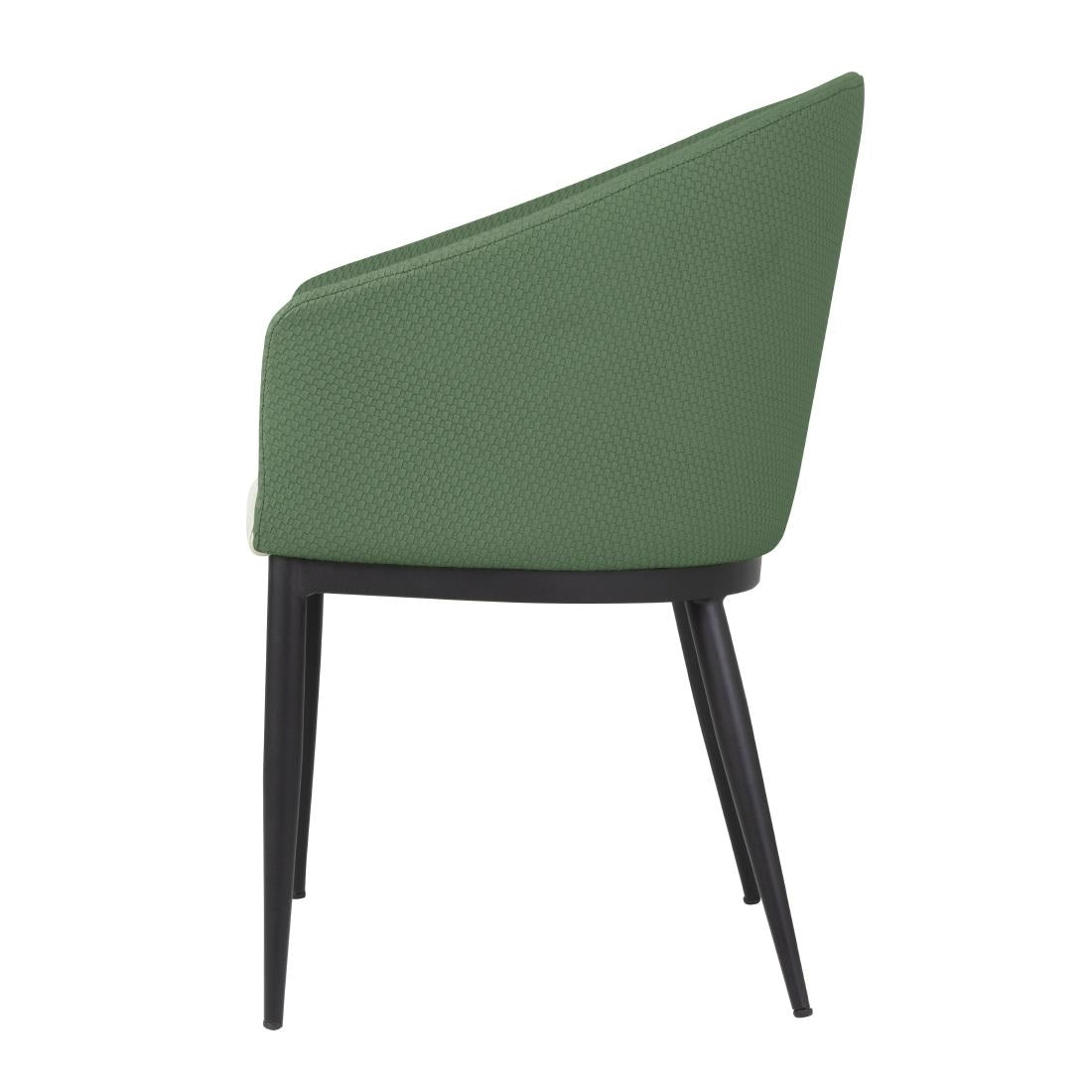 Bolero Sloane Interior Dining Chairs - Green Forest Mix (2 Pack)