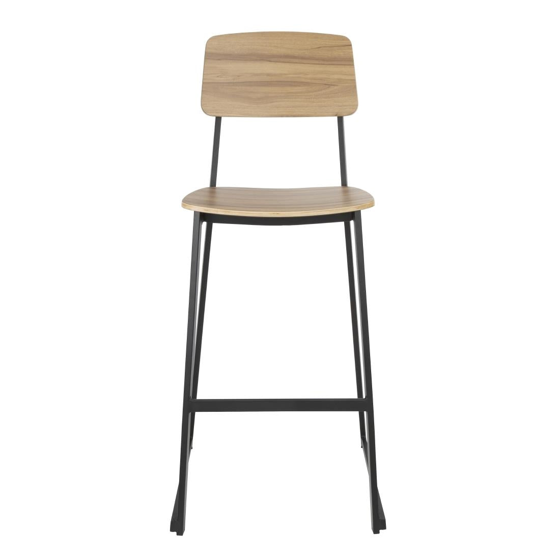 Bolero Beaufort Wooden Interior High Stools (2 Pack)