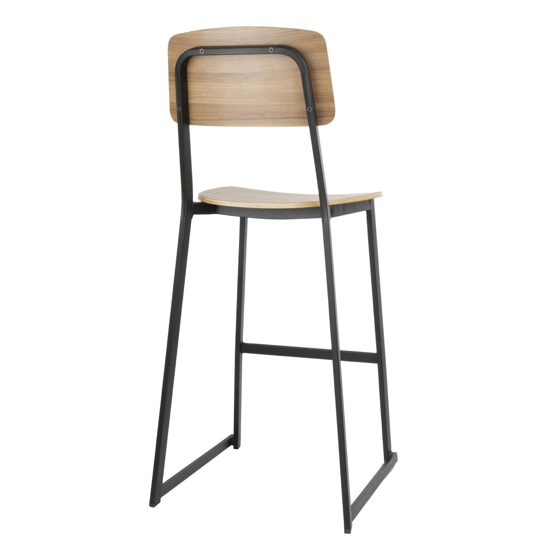 Bolero Beaufort Wooden Interior High Stools (2 Pack)