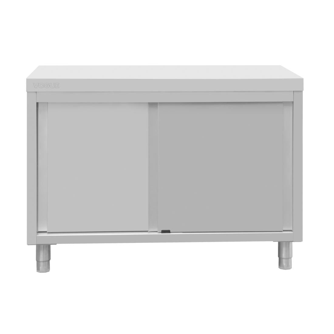 Vogue Standing Floor Cupboard Stainless Steel 900x1200x600mm