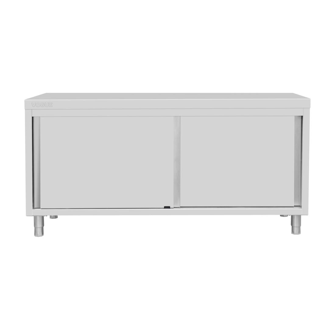 Vogue Standing Floor Cupboard Stainless Steel 900x1800x600mm