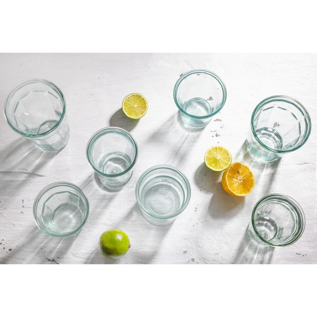 Olympia Recycled Glasses Conical Tumblers 220ml (6 Pack)
