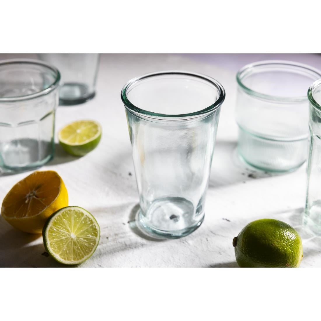 Olympia Recycled Glasses Conical Tumblers 300ml (6 Pack)