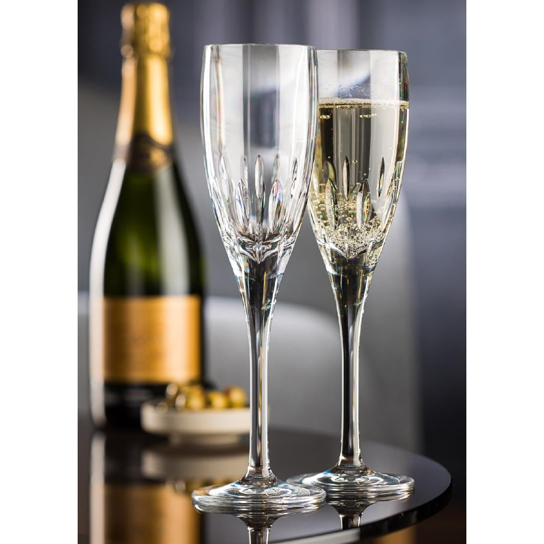 Utopia Lucent Ascot Flutes 260ml (6 Pack)