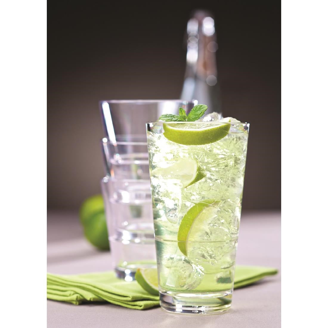 Utopia Venture Stacking Pint Glasses 570ml CA Stamped (12 Pack)