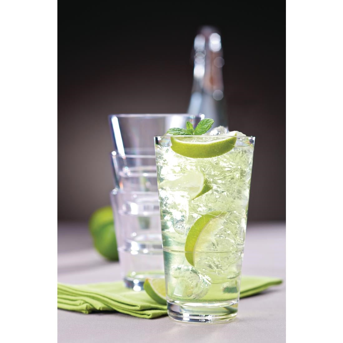 Utopia Venture Stacking Half Pint Glasses 290ml CA Stamped (12 Pack)