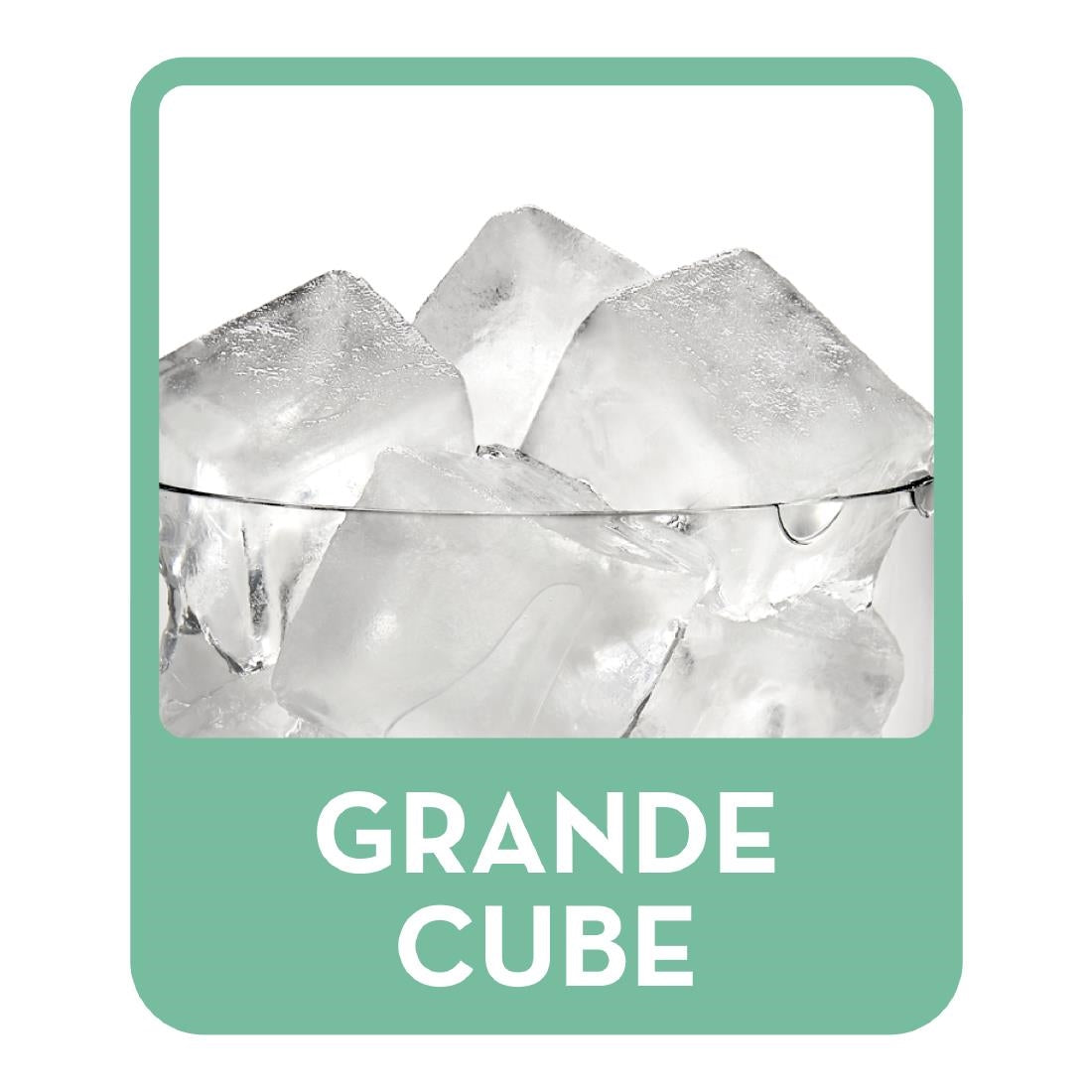 Ice-O-Matic 383kg Elevation Modular Grande Cube Ice Machine with Storage Bin CIM0835GA