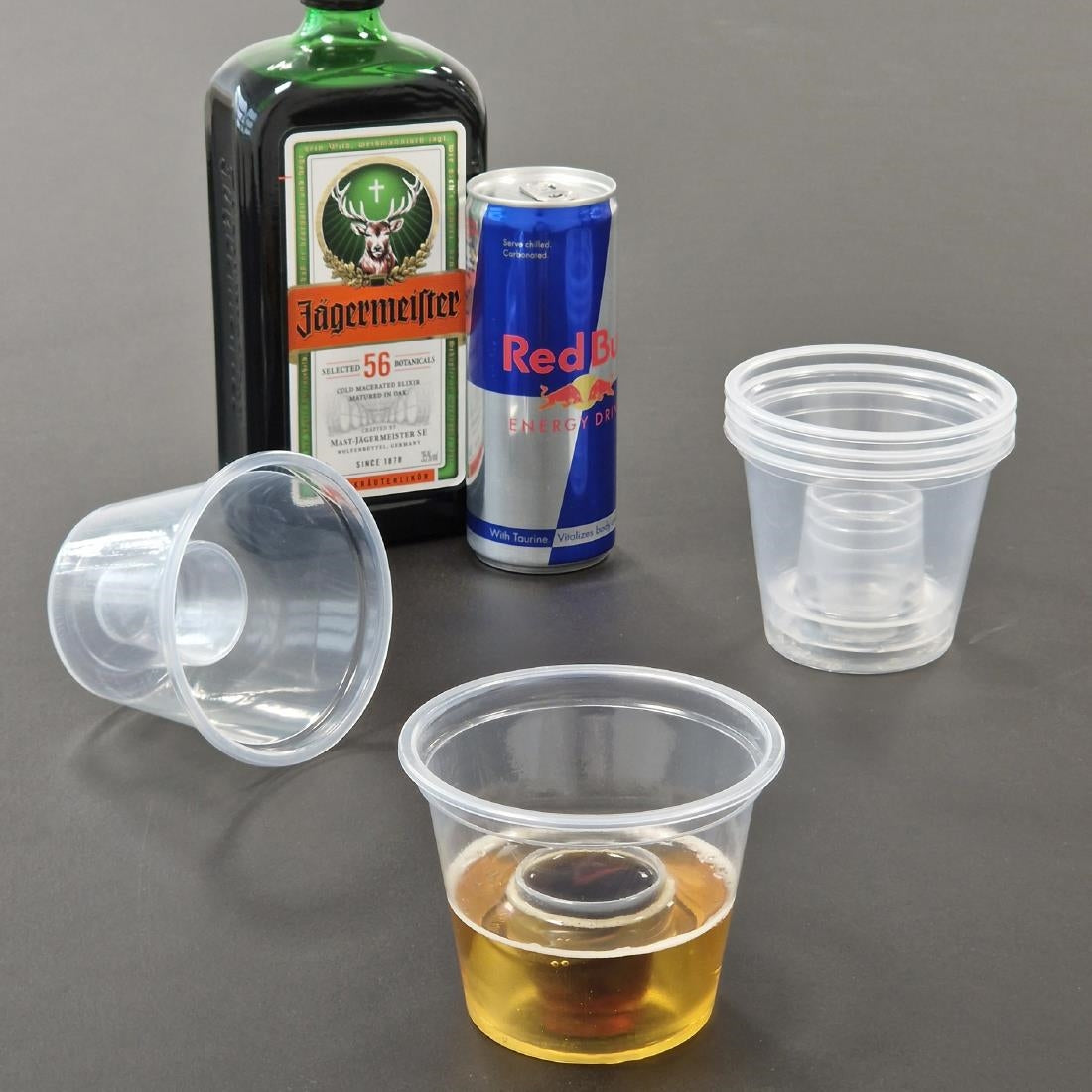 eGreen Bomb Shot Glasses UKCA and CE Marked 25/90ml 1000 Pack)