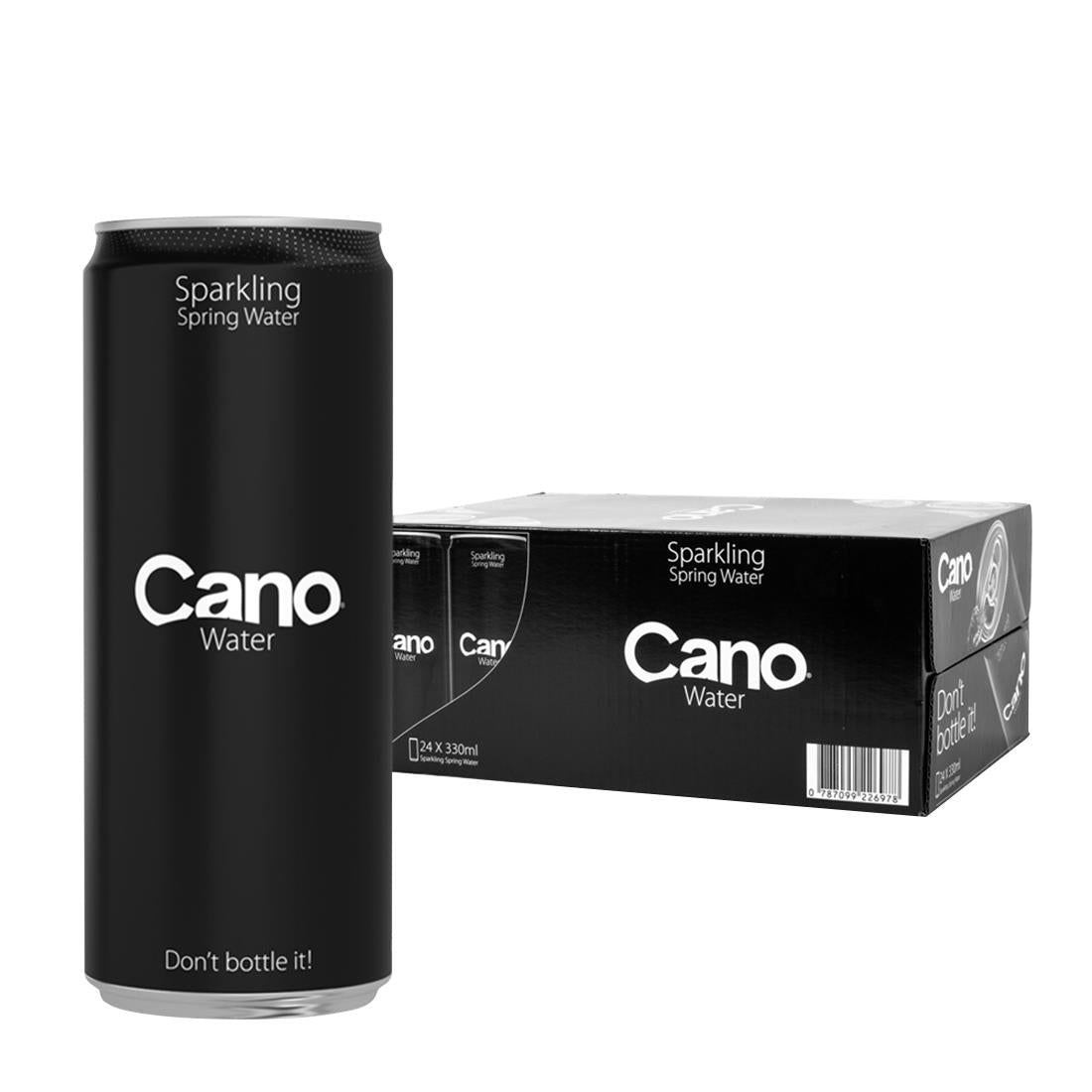 Cano Water Sparkling Can - 330ml (24 Pack)