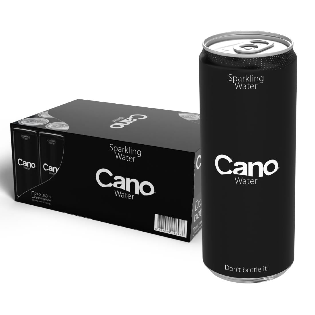 Cano Water Sparkling Can - 330ml (24 Pack)