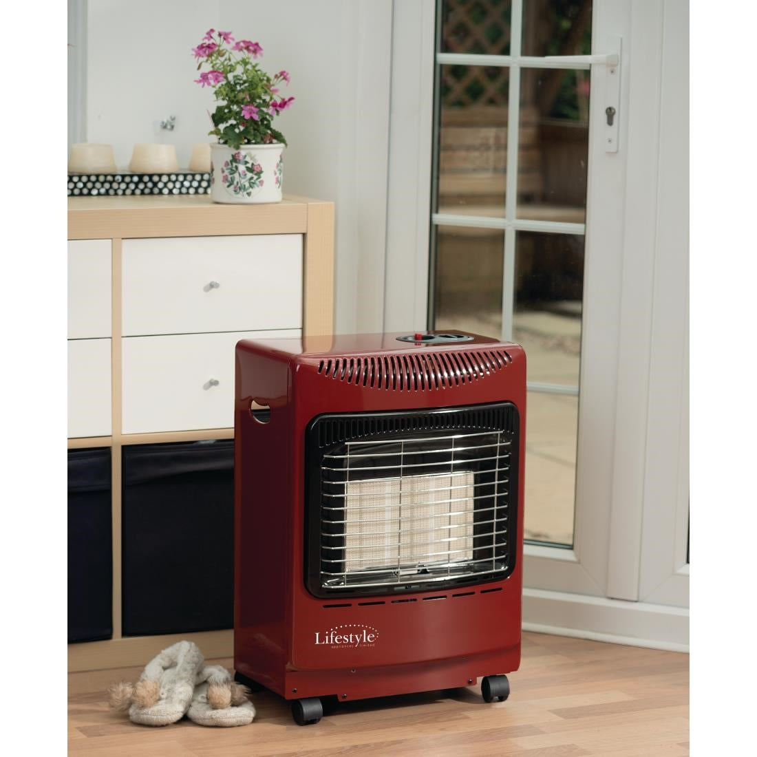 Lifestyle Mini Red Indoor Cabinet Heater 505-122