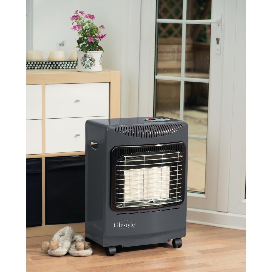 Lifestyle Mini Grey Indoor Cabinet Heater 505-125