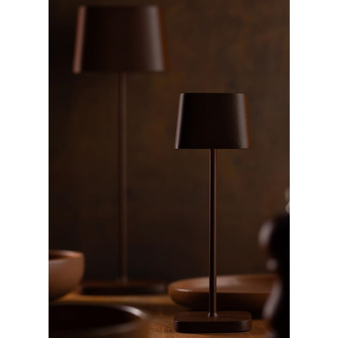 Utopia Montego Micro LED Cordless Table Lamp 200mm Corten (6 Pack)