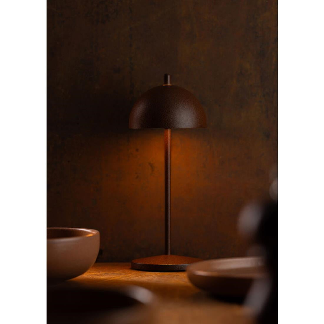 Utopia Antigua LED Cordless Table Lamp 300mm Corten (6 Pack)