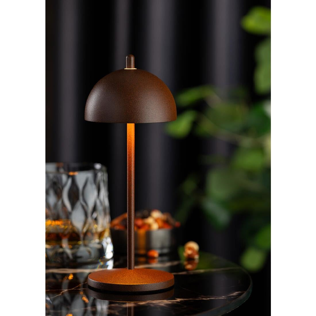 Utopia Antigua Micro LED Cordless Table Lamp 200mm Corten (6 Pack)