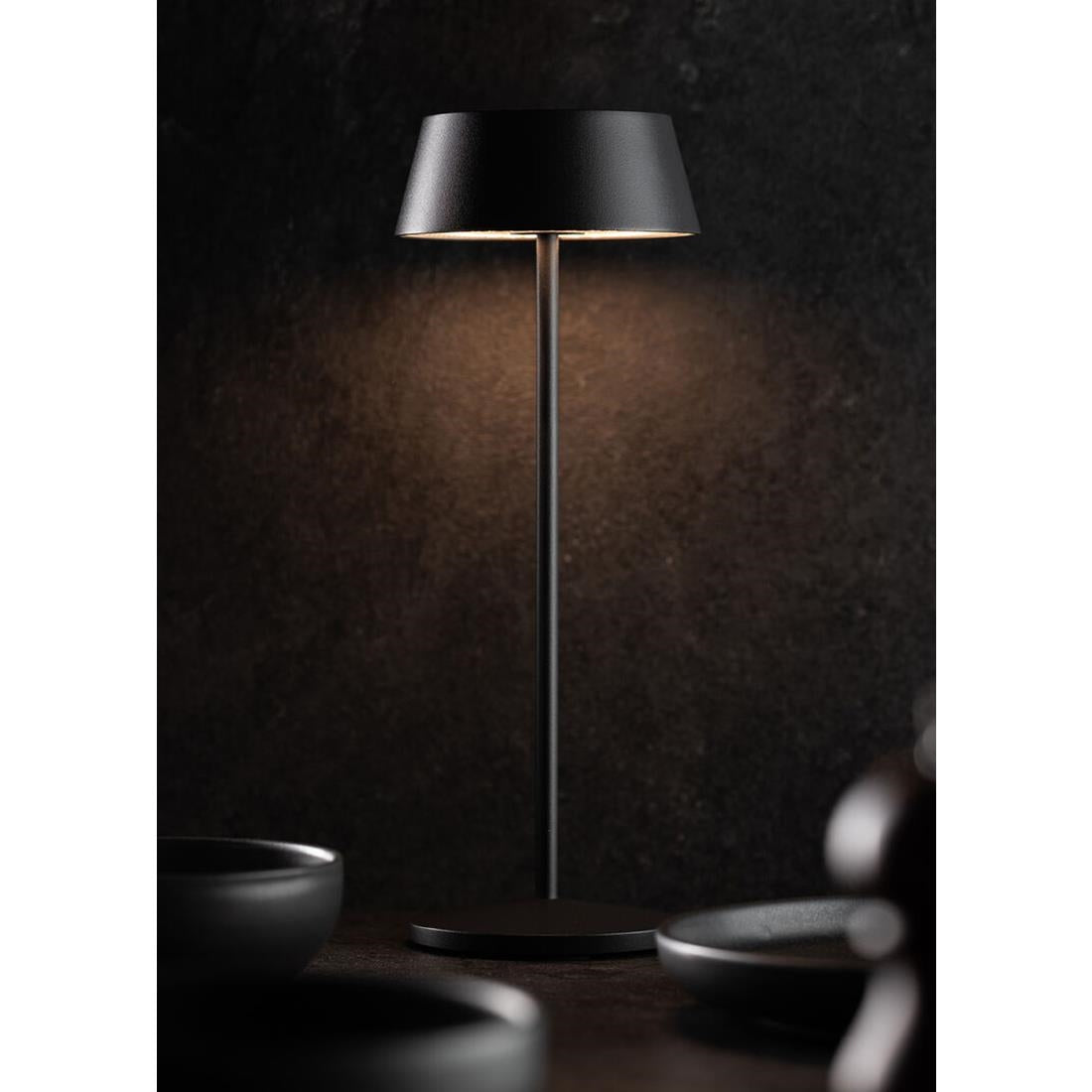 Utopia Martinique LED Cordless Table Lamp 300mm Black (6 Pack)