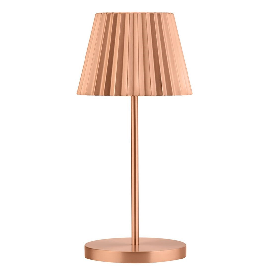 Utopia Dominica LED Cordless Table Lamp 260mm Brushed Copper (6 Pack)