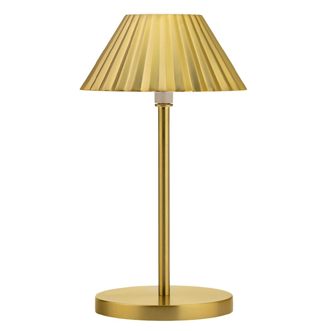 Utopia Aruba LED Cordless Table Lamp 230mm Brushed Gold (6 Pack)