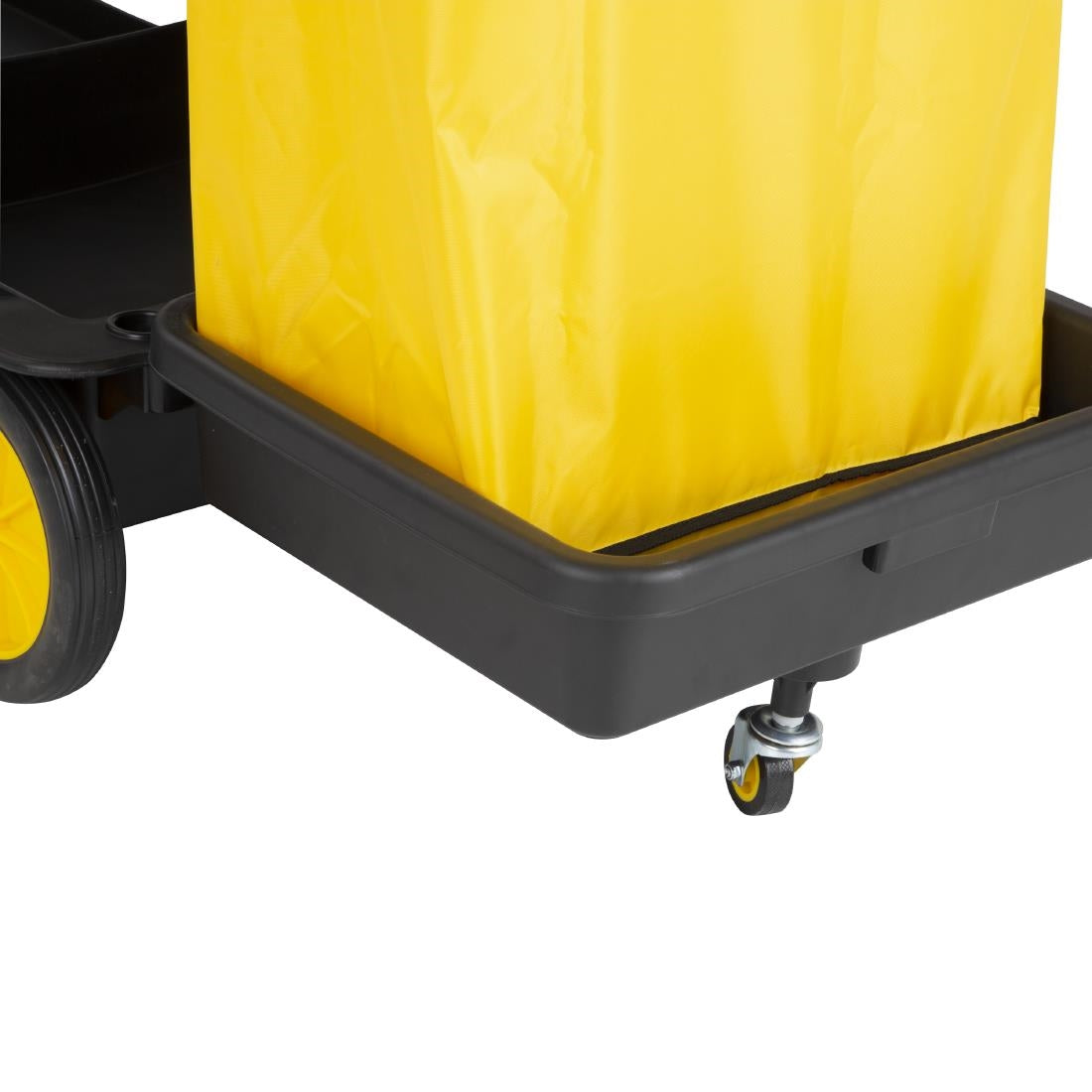 Jantex Cleaning Trolley Black with Lockable Cabinet